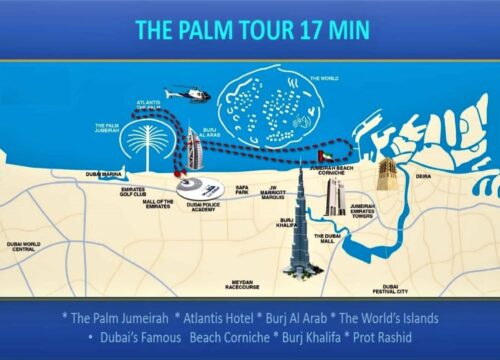 17-Mins Palm Helicopter Ride in Dubai